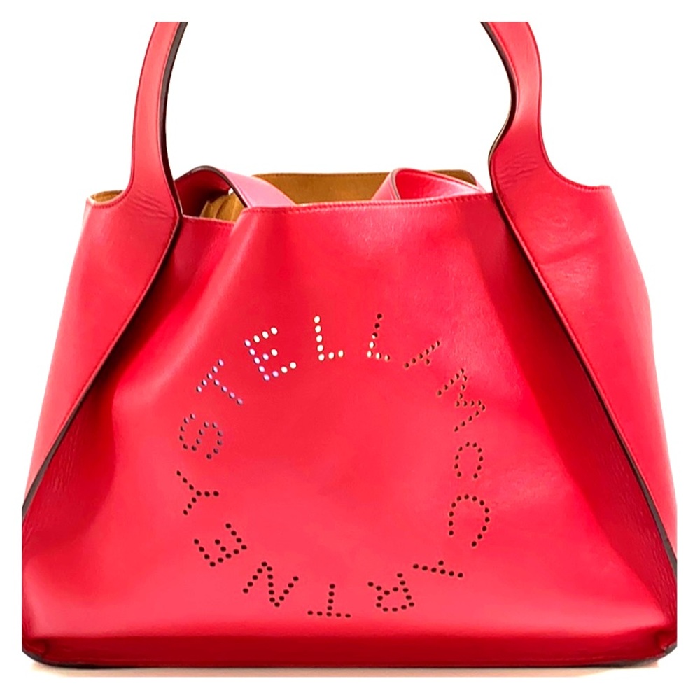 Stella McCartney Perforated Logo Faux Leather Tote